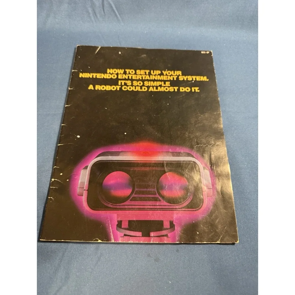 How To Set Up Your Nintendo Entertainment System NES Book Rob Robot 1986
